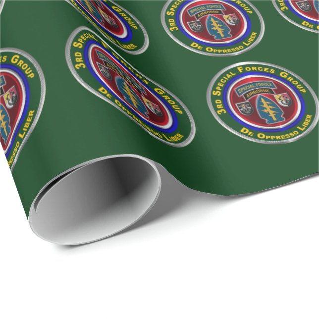 3rd Special Operations Group Airborne  Wrapping Paper (Roll Corner)