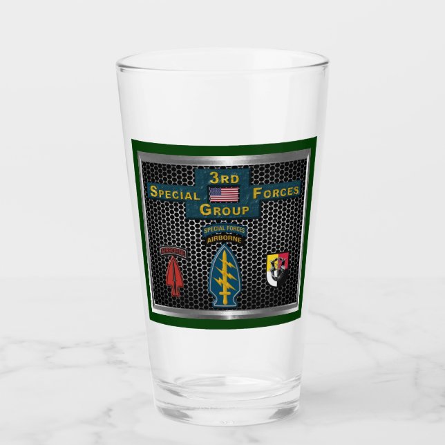 3rd Special Operations Group (SOF) Glass (Front)