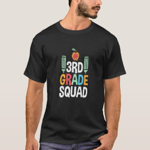 3rd Squad Grade Best Teacher Ever Teaching School T-Shirt