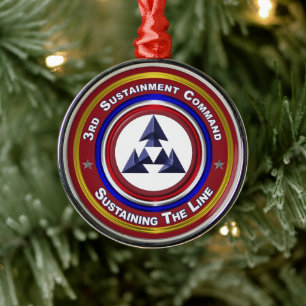 3rd Sustainment Command Christmas Ornament
