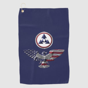 3rd Sustainment Command Eagle Golf Towel