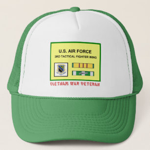 3RD TACTICAL FIGHTER WING VIETNAM WAR VET TRUCKER HAT