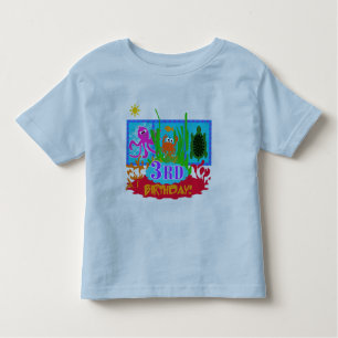 3rd Undersea Adventure Birthday Tshirts