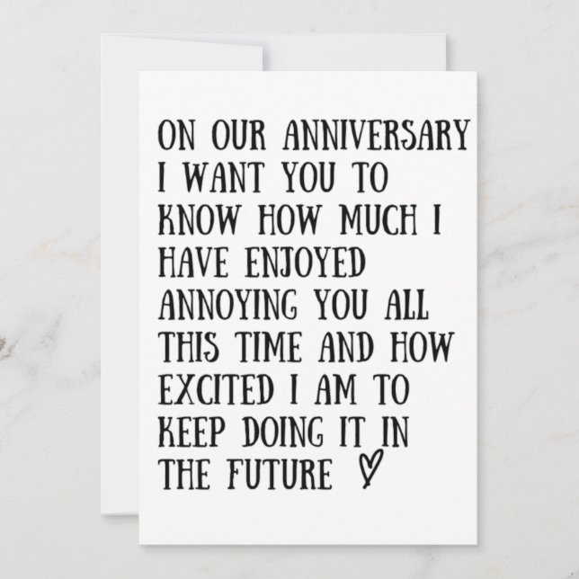 3rd wedding anniversary card (Front)