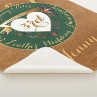 3rd Wedding Anniversary Leather Image Sherpa 