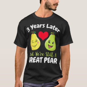 3rd Year Wedding Anniversary Gift For Her Him T-Shirt