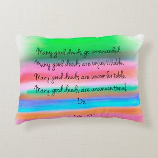 3Sqmeals Good Deeds Pillow