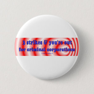 3StrikesCorps 6 Cm Round Badge