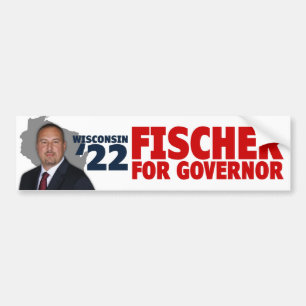 3X11 Fischer for Governor Bumper Sticker