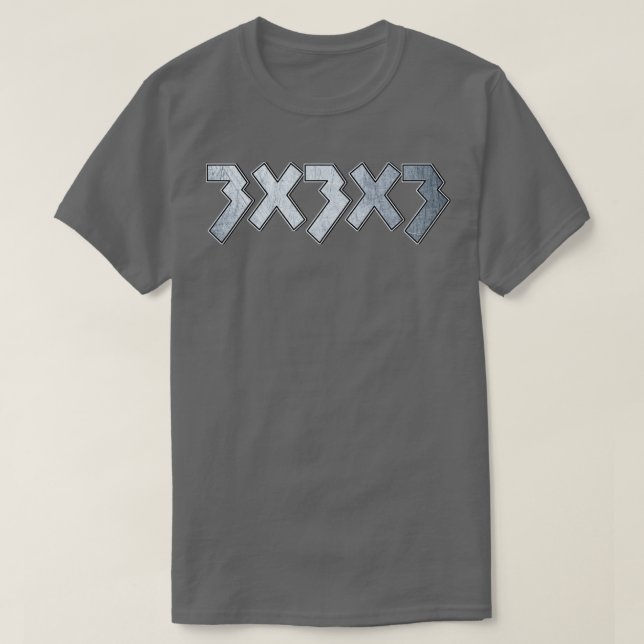 3x3x3 T-Shirt (Design Front)