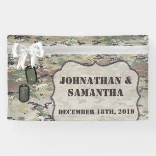 3'x5' Personalised Banner Army OCP Camo Uniform