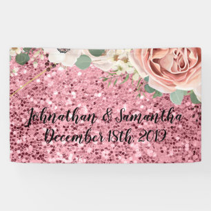 3'x5' Personalised Banner Geometric Garden Rose