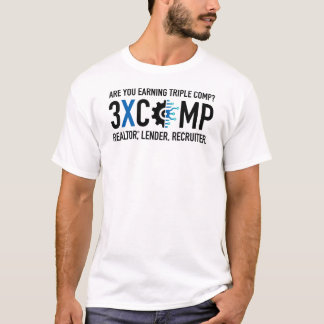 3XCOMP Men's T-Shirt - White 