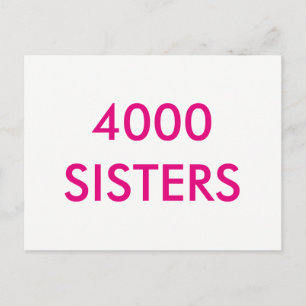 4000 Sisters Postcard