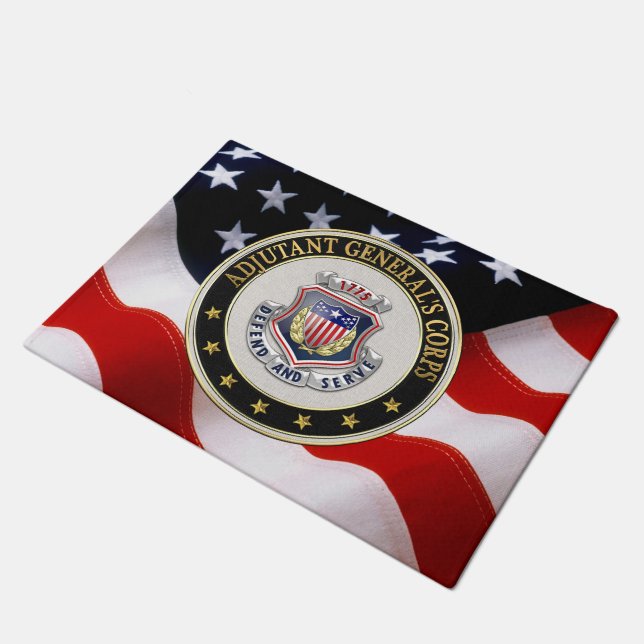 [400] AG Corps Regimental Insignia [3D] Doormat (Angled)