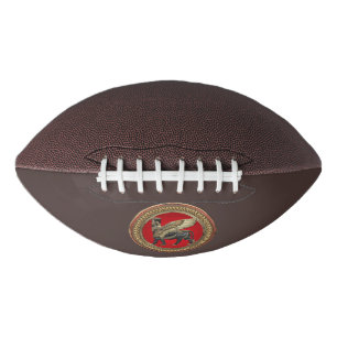 [400] Assyrian Winged Bull: Gold and Black Lamassu Football