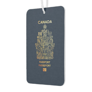 [400] Canadian Passport Cover Car Air Freshener