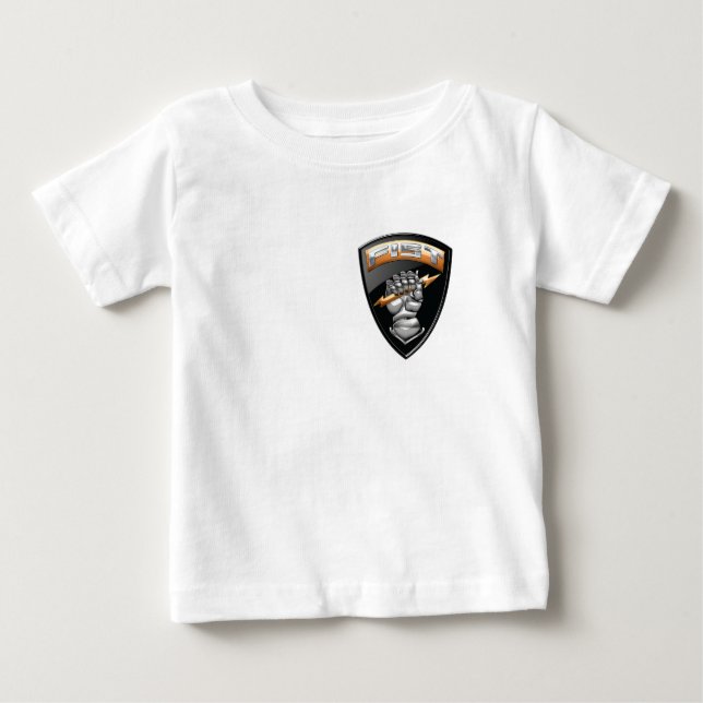 [400] Forward Observer (FIST) [Emblem] Baby T-Shirt (Front)