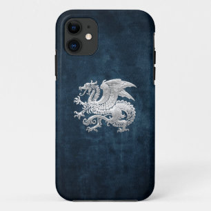 [400] Icelandic Dragon, Landvættir [Silver] Case-Mate iPhone Case