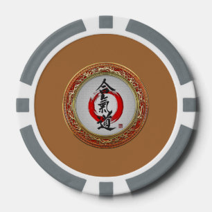 [400] Japanese calligraphy - Aikido Poker Chips