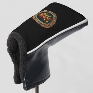[400] Red and Yellow Dragons Golf Head Cover