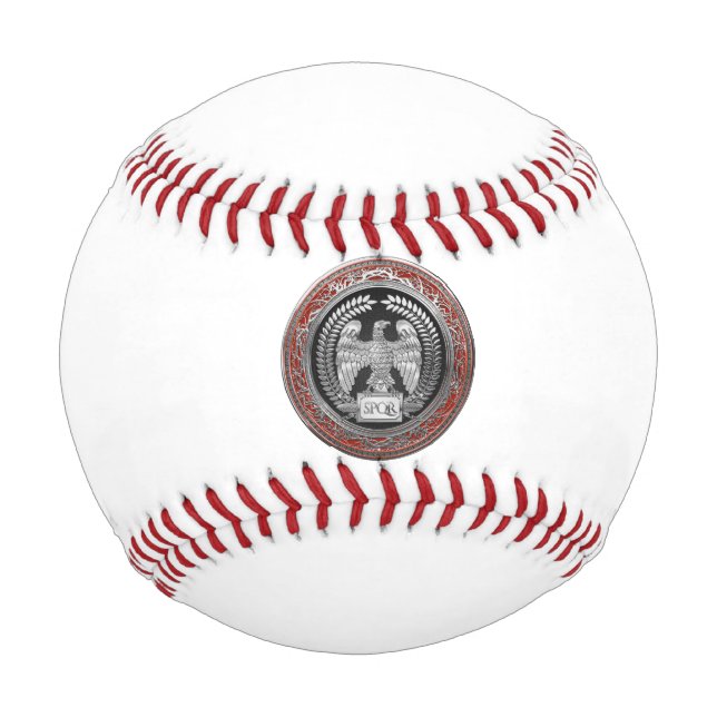 [400] Silver Roman Imperial Eagle Baseball (Front)