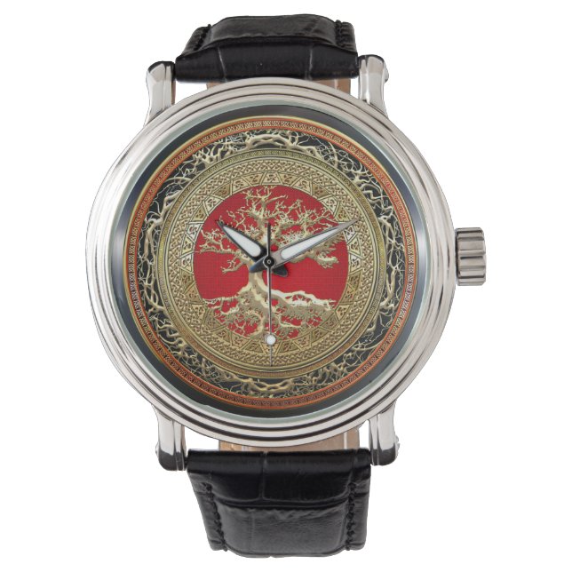 [400] Treasure Trove: Celtic Tree of Life [Gold] Watch (Front)