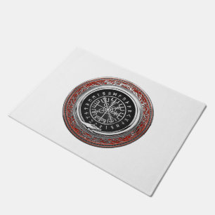 [400] Vegvisir - Viking Silver Magic Runic Compass Doormat