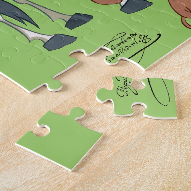 400 Years Don Quixote @QUIXOTEdotTV Jigsaw Puzzle (Side)