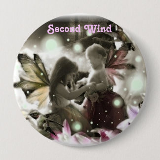 402885183, Second Wind 10 Cm Round Badge