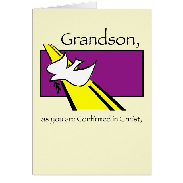 4049 Grandson, Confirmed in Christ (Front)
