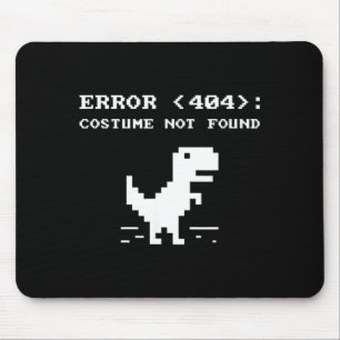 404 Error Costume Not Found Shirt Funny Halloween Mouse Pad