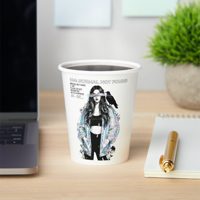 404 – Normal Not Found Paper Cups (Insitu)