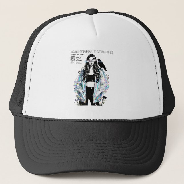 404 – Normal Not Found Trucker Hat (Front)