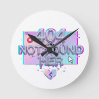 404 Not Found Her Y2K Glitch Funny Breakup Single
