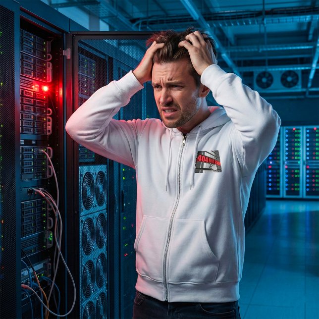 404 Not Found Website Error Message  Hoodie (Creator Uploaded)