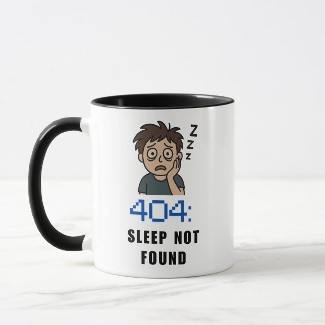 404 Sleep Not Found Mug (Left)