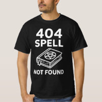 404 SPELL NOT FOUND | Wizard Tech Support Funny Ga