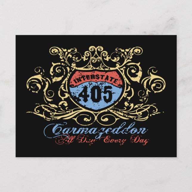 405 Carmageddon Postcard (Front)