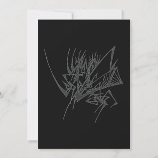 40 Abstract Tribal Tattoo Art Thank You Card