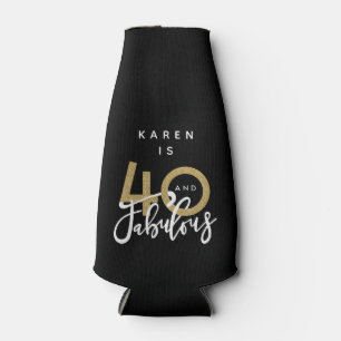 40 and fabulous bottle cooler