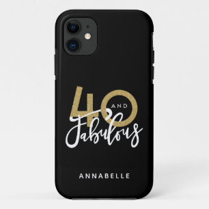 40 and fabulous Case-Mate iPhone case