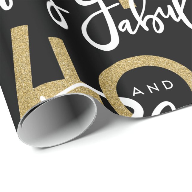 40 and fabulous gift wrap (Roll Corner)