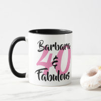 40 and Fabulous Personalised Birthday Party