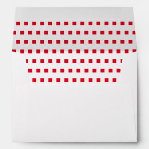 40 and Fabulous red birthday invitation Envelope