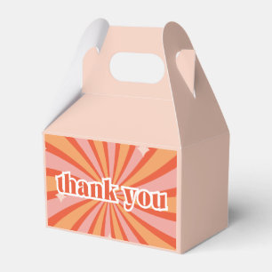 "40 and fabulous", "thank you" gift retro  favour box