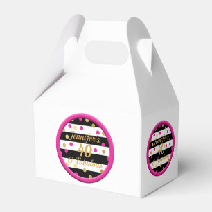 40 and Fabulous White Gable Boxes with Handle