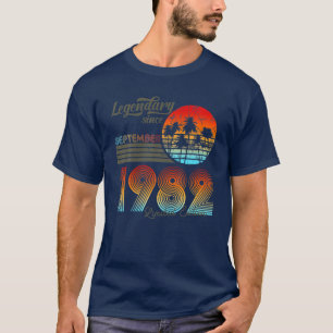 40. Birthday Legendary Since September 1982 T-Shirt