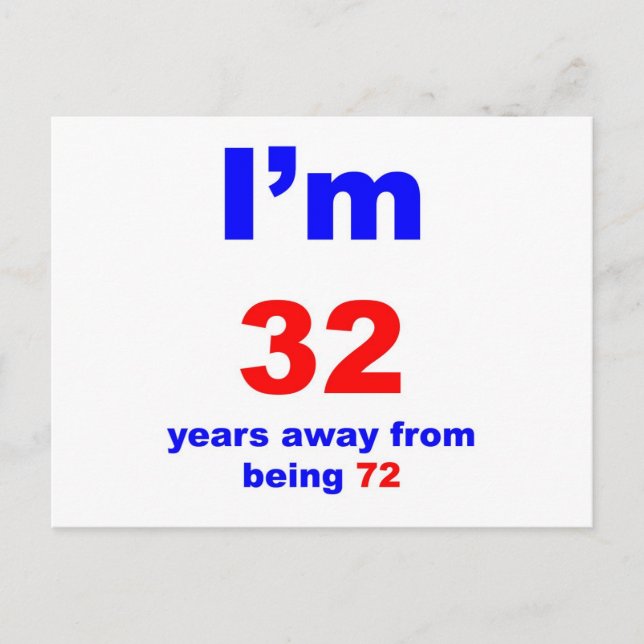 40 Birthday Postcard (Front)