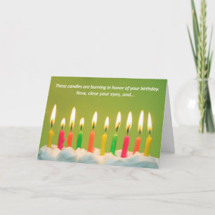 40 Candles 40th Birthday Card {TBA Winner!}